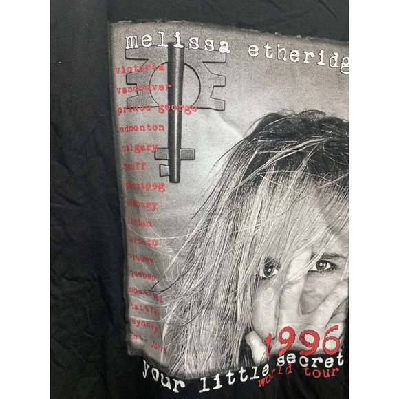 Vintage Melissa Etheridge T Shirt "NEW" 1996 size XL - Picture 8 of 11
